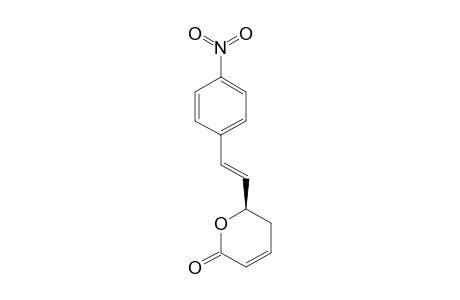 (R)-6-[(E)-2-(4-Nitrophenyl)ethenyl]-5,6-dihydro-2H-pyran-2-one