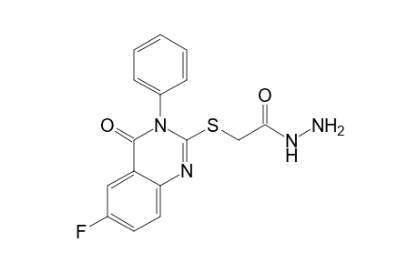 6-Fluoro-3-phenyl-4(3H)-quinazolinone-2-ylmercaptoacetic acid hydrazide