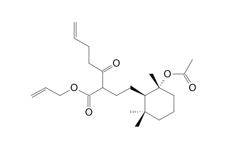 ALLYL-2-[(TRANS-2-ACETOXY-2,6,6-TRIMETHYLCYCLOHEXYL)-ETHYL]-3-OXO-HEPT-6-ENOATE,DIASTEREOMER-#1