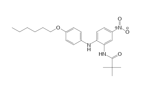 Propanamide, N-[2-[[4-(hexyloxy)phenyl]amino]-5-nitrophenyl]-2,2-dimethyl-