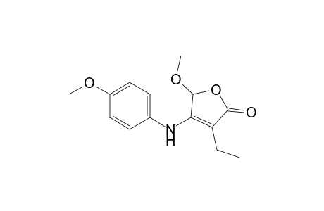 4-Ethyl-2-methoxy-3-(4-methoxyanilino)-2H-furan-5-one