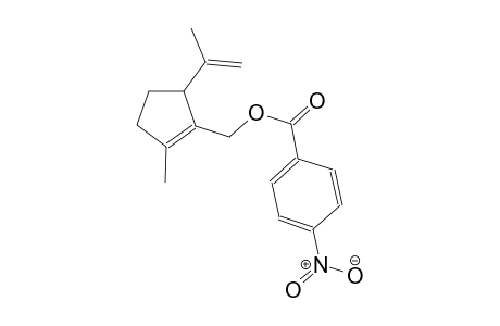 1-cyclopentene-1-methanol, 2-methyl-5-(1-methylethenyl)-, 4-nitrobenzoate