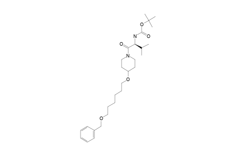 N-TERT.-BUTYLOXYCARBONYL-L-VALINE-4-[6-(BENZYLOXY)-HEXYLOXY]-PIPERIDIDE