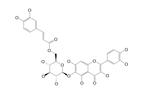 QUERCETAGETIN-6-O-(6-O-CAFFEOYL-BETA-D-GLUCOPYRANOSIDE)