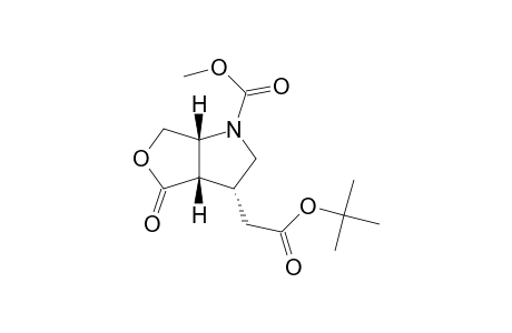 (3.alpha.,3a.beta.,6a.beta.)-(+-)-hexahydro-1-(methoxycarbonyl)-4-oxo-1H-furo[3,4-b]pyrrole-3-acetic acid 1,1-dimethylethyl ester