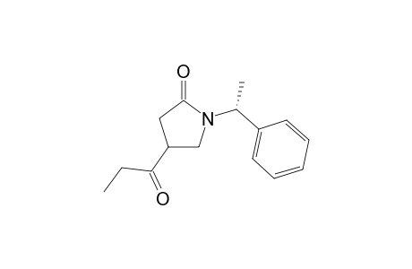 1-(1-Phenylethyl)-4-propionylpyrrolidin-2-one