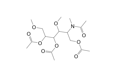 D-Glucitol, 2-(acetylmethylamino)-2-deoxy-3,6-di-O-methyl-, 1,4,5-triacetate