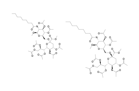 METHYL-2-OCTANOYLAMIDO-3,4-DI-O-ACETYL-2-DEOXY-6-O-(METHYL-4,7,8,9-TETRA-O-ACETYL-N-ACETYL-ALPHA-D-NEURAMINATE-2-YL)-BETA-D-GLUCOPYRANOSIDE