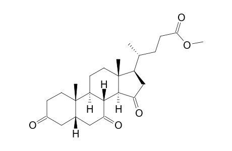 Methyl 3,7,15-Trioxo-5.beta.-cholan-24-oate