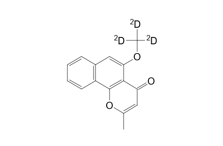 10-Methoxy(D3)-3-methyl-1-oxo-1,4-dihydro-4-oxaphenanthrene