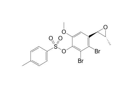 trans-1-(2',3'-Dibromo-5'-methoxy-4'-toluene-p-sulfonyloxyphenyl)-1,2-epoxypropane