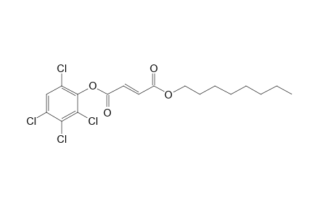 Fumaric acid, octyl 2,3,4,6-tetrachlorophenyl ester