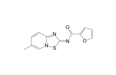 2-Furancarboxamide, N-(6-methyl-2H-[1,2,4]thiadiazolo[2,3-a]pyridin-2-yliden)-