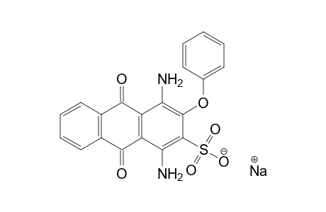 2-Anthracenesulfonic acid, 1,4-diamino-9,10-dihydro-9,10-dioxo-3-phenoxy-, monosodium salt
