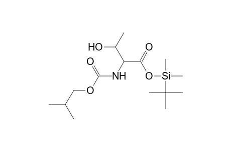 (t-butyl)dimethylsilyl N-isobutyloxycarbonyl-2-amino-3-hydroxybutanoate