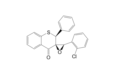 TRANS,CIS-(+/-)-3'-(2-CHLOROPHENYL)-2-PHENYLSPIRO-[2H-1-BENZOTHIOPYRAN-3(4H),2'-OXIRAN]-4-ONE