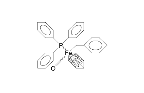 /.eta.-5/-Cyclopentadienyl-benzyl-triphenylphosphino iron carbonyl