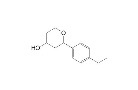 2-(4-Ethylphenyl)-4-hydroxytetrahydropyran