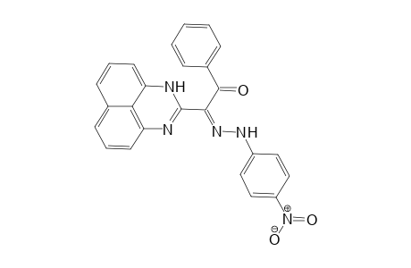 2-[N-(4-Nitrophenyl)-2-oxo-2-phenyl-ethanehydrazonoyl]-1H-perimidine
