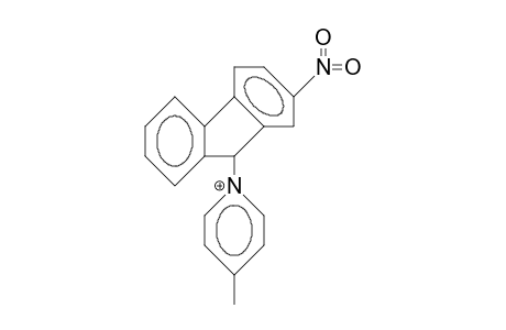 N-(2-Nitro-fluoren-9-yl)-4-methyl-pyridinium cation