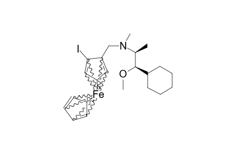 [1R,2S,R-(P)]-N-(2-IODOFFERROCENYLMETHYL)-N-METHYL-1-CYCLOHEXYL-1-METHOXYPROP-2-YLAMINE