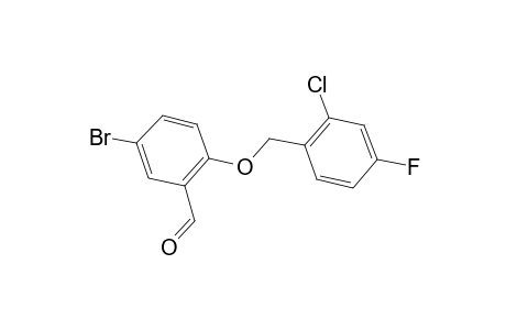 5-Bromo-2-[(2-chloro-4-fluorobenzyl)oxy]benzaldehyde