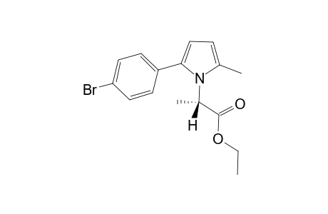 Ethyl Ester of (S)-2-[2-(4-Bromophenyl)-5-methyl-1H-pyrrol-1-yl]propionic Acid