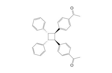 1,2(cis),2,3(trans),3,4(cis),-1,2-bis(p-acetylphenyl)-3,4-diphenylcyclobutane)