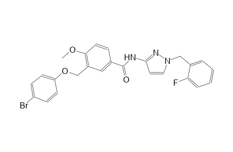 3-[(4-bromophenoxy)methyl]-N-[1-(2-fluorobenzyl)-1H-pyrazol-3-yl]-4-methoxybenzamide