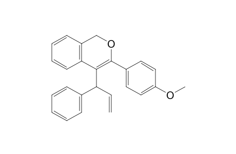 3-(4-Methoxyphenyl)-4-(1-phenylprop-2-en-1-yl)-1H-isochromene