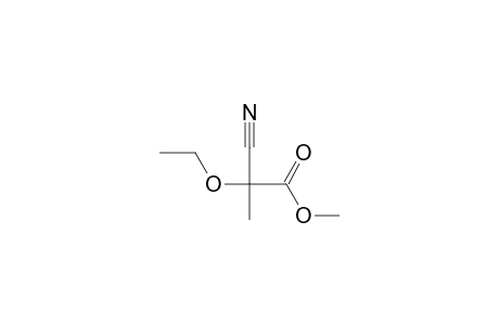 2-cyano-2-ethoxy-propionic acid methyl ester