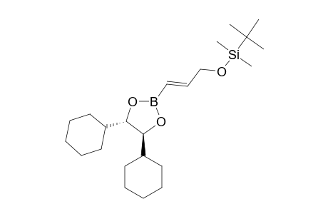 tert-butyl-[(E)-3-[(4S,5S)-4,5-dicyclohexyl-1,3,2-dioxaborolan-2-yl]prop-2-enoxy]-dimethylsilane