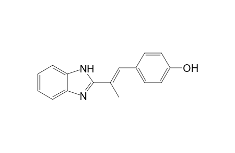 2-[2'-(p-Hydroxyphenyl)-1'-methylethenyl]-benzimidazole
