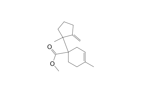 Methyl 4-methyl-1-(1-methyl-2-methylenecyclopentyl)-3-cyclohexene-1-carboxylate