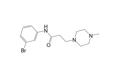 N-(3-bromophenyl)-3-(4-methyl-1-piperazinyl)propanamide