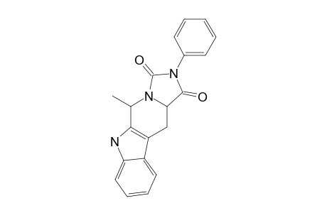 5-METHYL-2-PHENYL-1,3-DIOXO-6H-1,2,3,5,11,11A-HEXAHYDROIMIDAZO-[1,5-B]-BETA-CARBOLINE