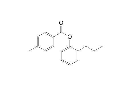 4-Methylbenzoic acid, 2-propylphenyl ester