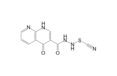 1,4-dihydro-4-oxo-N'-thiocyanato-1,8-naphthyridine-3-carbohydrazide