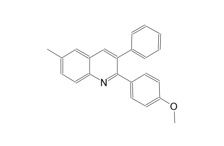methyl 4-(6-methyl-3-phenyl-2-quinolinyl)phenyl ether