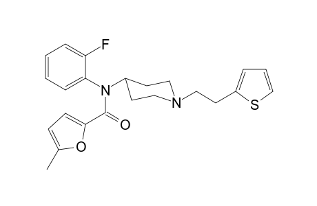 N-(2-Fluorophenyl)-5-methyl-N-(1-[2-(thiophen-2-yl)ethyl]-piperidin-4-yl)furan-2-carboxamide