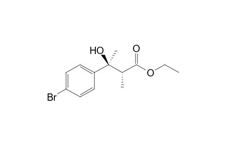 (2R,3S)-3-(4-bromophenyl)-3-hydroxy-2-methyl-butyric acid ethyl ester
