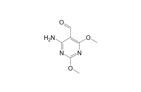 5-Pyrimidinecarboxaldehyde, 4-amino-2,6-dimethoxy-