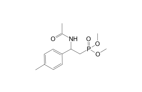 (-)-Dimethyl 2-acetamido-2-p-tolylethylphosphonate