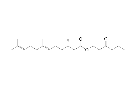 3-Oxohexyl (S,E)-2,3-dihydrofarnesoate