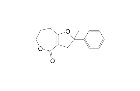 2-Methyl-2-phenyl-2,3,7,8-tetrahydrofuro[3,2-c]oxepin-4(6H)-one
