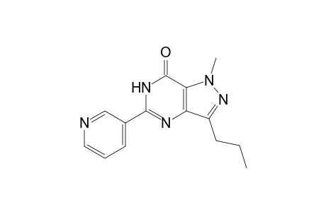 1-Methyl-3-propyl-5-(3-pyridinyl)-4H-pyrazolo[4,3-d]pyrimidin-7-one