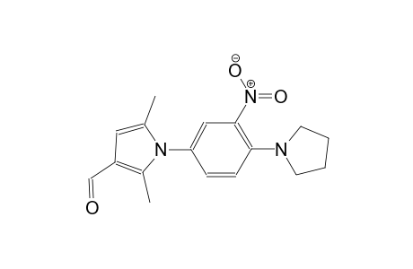 2,5-dimethyl-1-[3-nitro-4-(1-pyrrolidinyl)phenyl]-1H-pyrrole-3-carbaldehyde
