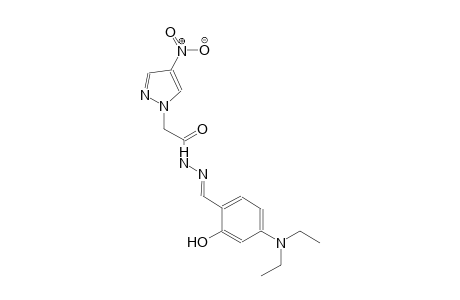 N'-{(E)-[4-(diethylamino)-2-hydroxyphenyl]methylidene}-2-(4-nitro-1H-pyrazol-1-yl)acetohydrazide