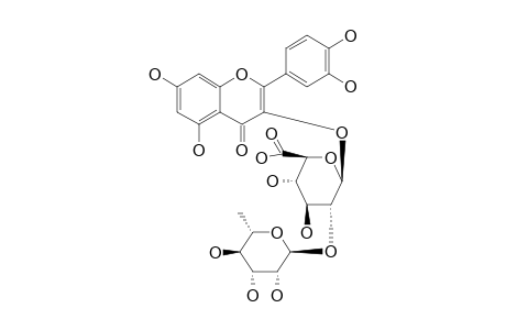 QUERCETIN-3-O-BETA-(2''-O-ALPHA-L-RHAMNOPYRANOSYL)GLUCOPYRANOSIDE-URONIC_ACID