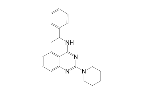 N-(1-phenylethyl)-2-(1-piperidinyl)-4-quinazolinamine
